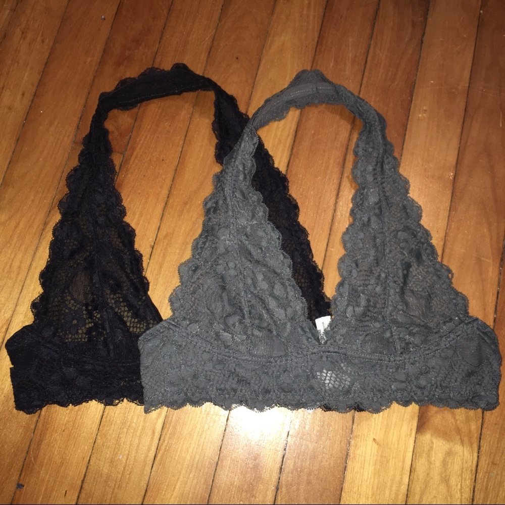 $10 in bundle! Free People lace bralettes (TWO!)